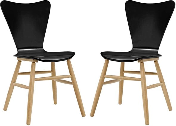 dining room chairs modern farmhouse Modway Furniture Dining Chairs Black
