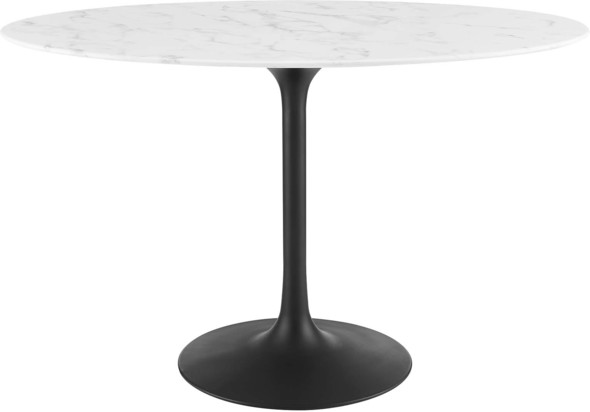 coastal modern dining table Modway Furniture Bar and Dining Tables Black White