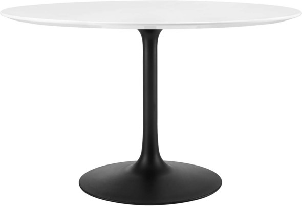 used extendable dining table Modway Furniture Bar and Dining Tables Black White