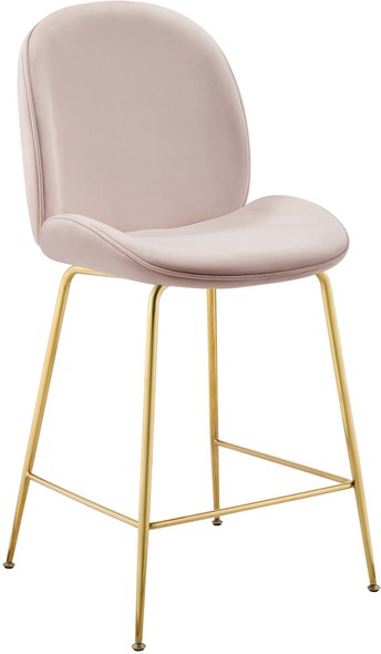 dark brown bar stools set of 2 Modway Furniture Bar and Counter Stools Pink
