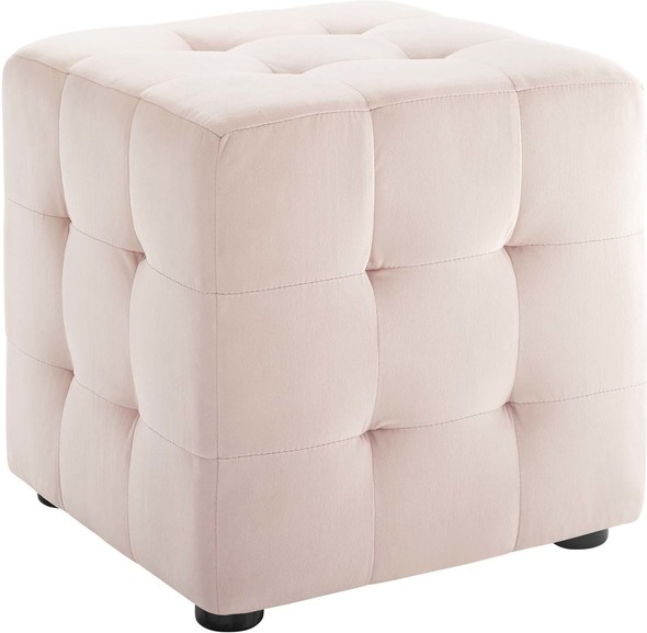 button tufted accent chair Modway Furniture Lounge Chairs and Chaises Pink