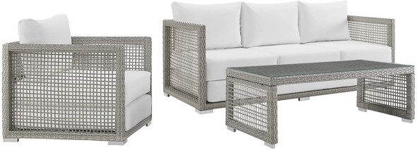 deals on patio furniture sets Modway Furniture Sofa Sectionals Gray White