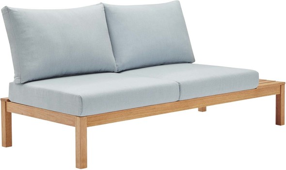 discount sectional sofa Modway Furniture Sofa Sectionals Natural Light Blue