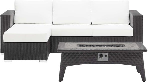 outdoor sofa for sale near me Modway Furniture Sofa Sectionals Espresso White