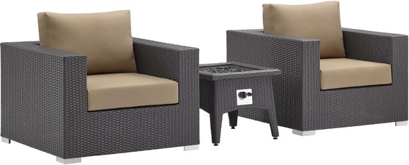 best outdoor patio lounge sets Modway Furniture Sofa Sectionals Espresso Mocha