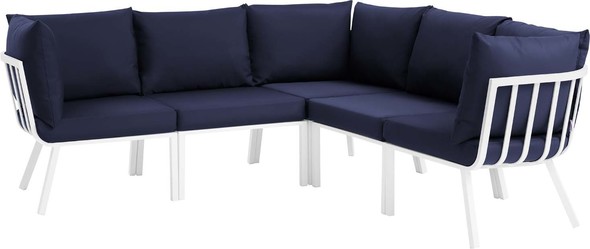 garden corner sofa cushions Modway Furniture Sofa Sectionals White Navy