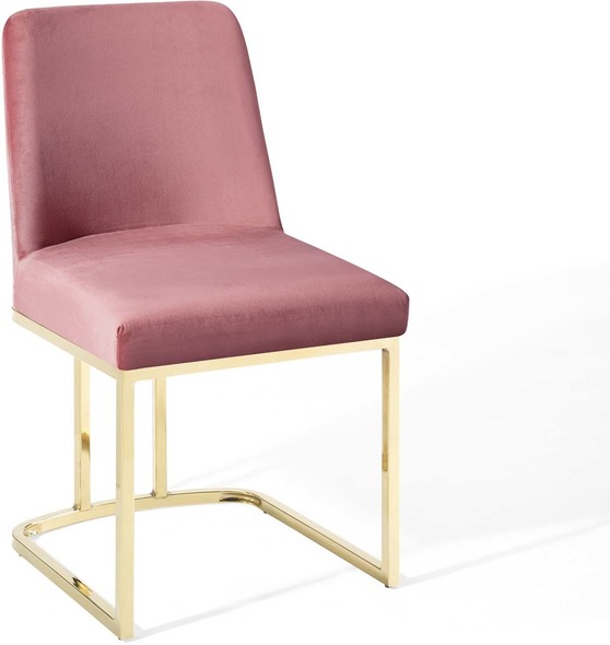 ikea dining suites Modway Furniture Dining Chairs Gold Dusty Rose