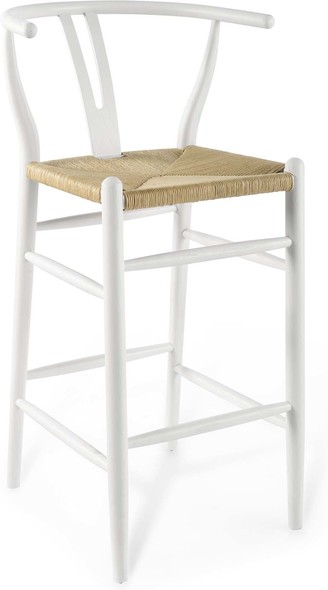contemporary bar stools for kitchen islands Modway Furniture Bar and Counter Stools White