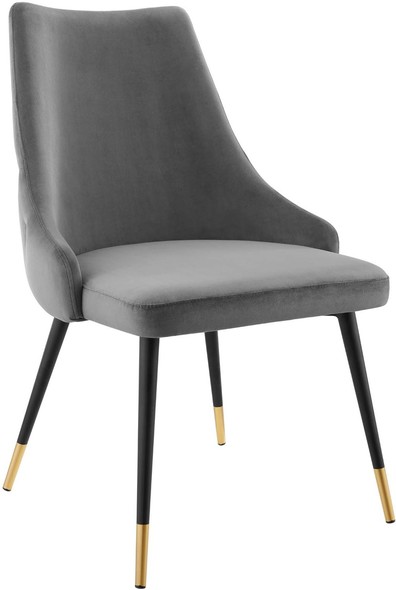 blush side chair Modway Furniture Dining Chairs Gray