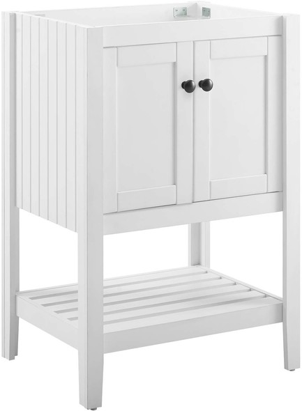 60 inch single vanity Modway Furniture Vanities White