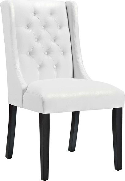 table with chairs inside Modway Furniture Dining Chairs White