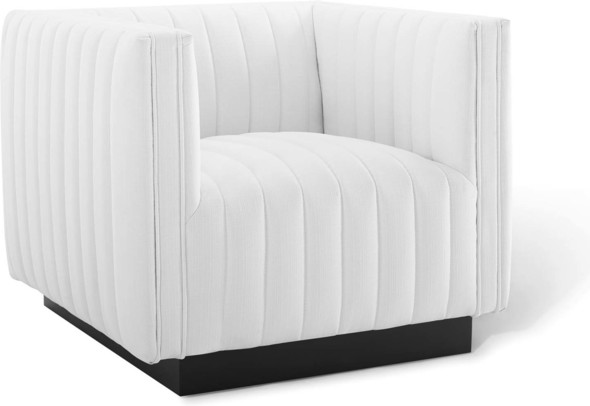 black and white arm chairs Modway Furniture Sofas and Armchairs Chairs White
