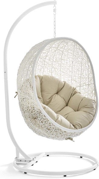 day bed outdoor furniture Modway Furniture Daybeds and Lounges White Beige
