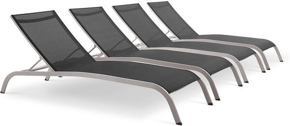 patio set in store Modway Furniture Daybeds and Lounges Black