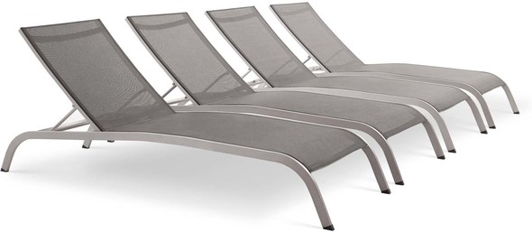 garden lounge sofa Modway Furniture Daybeds and Lounges Gray