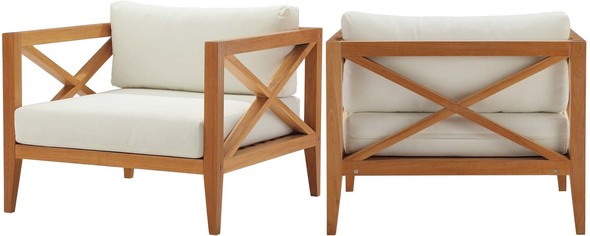 arm chairs near me Modway Furniture Daybeds and Lounges Natural White