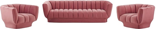 black leather sectional sleeper sofa Modway Furniture Sofas and Armchairs Dusty Rose