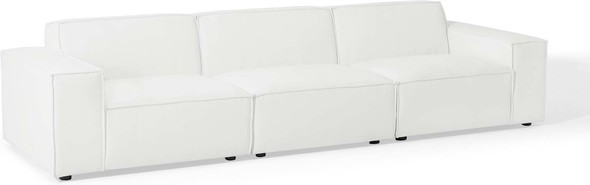 oversized couch Modway Furniture Sofas and Armchairs White