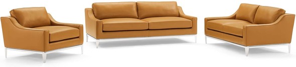 right facing chaise Modway Furniture Sofas and Armchairs Tan