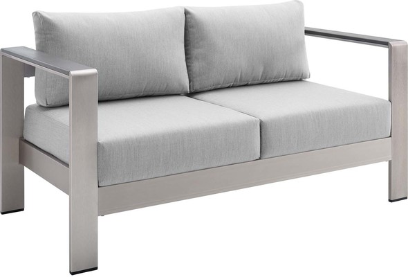 grey sectional couch near me Modway Furniture Sofa Sectionals Silver Gray