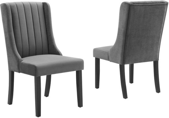 cream dining set Modway Furniture Dining Chairs Gray