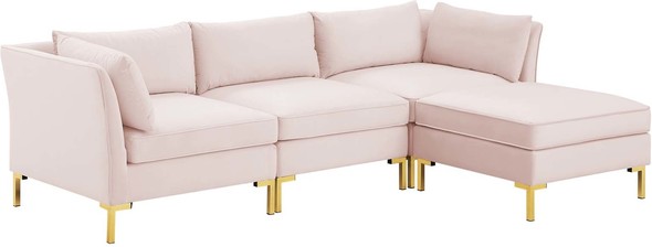 l couch near me Modway Furniture Sofas and Armchairs Pink