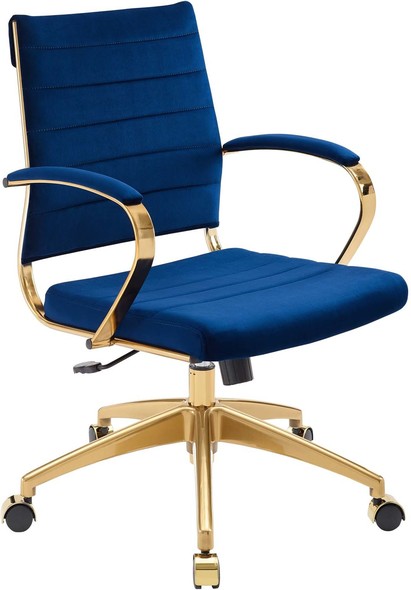 desk chair no wheels no arms Modway Furniture Office Chairs Navy