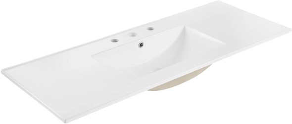 70 bathroom vanity top double sink Modway Furniture Vanities White