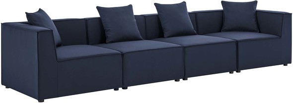 convertible sectional sofa couch Modway Furniture Sofa Sectionals Navy