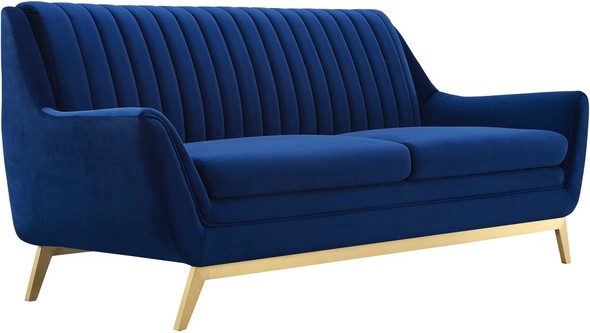 wrap around sectional couch Modway Furniture Sofas and Armchairs Navy