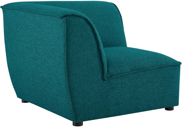 left facing chaise sofa Modway Furniture Sofas and Armchairs Teal