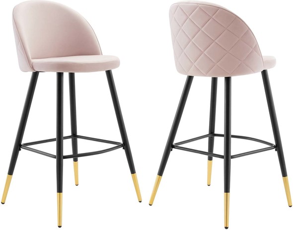 stationary bar stools Modway Furniture Bar and Counter Stools Pink