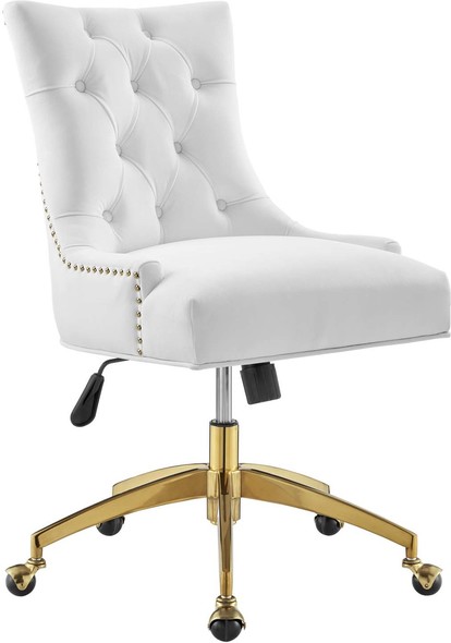 office chair white ergonomic Modway Furniture Office Chairs Gold White