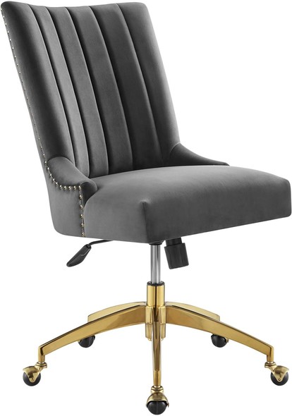 mesh back support Modway Furniture Office Chairs Office Chairs Gold Gray