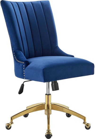 office chair good for back Modway Furniture Office Chairs Gold Navy