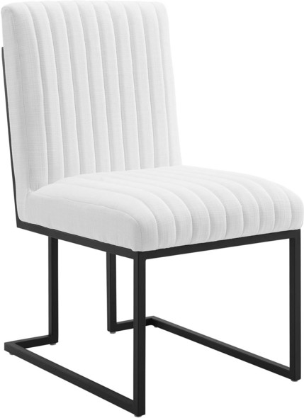 black dining side chair Modway Furniture Dining Chairs White