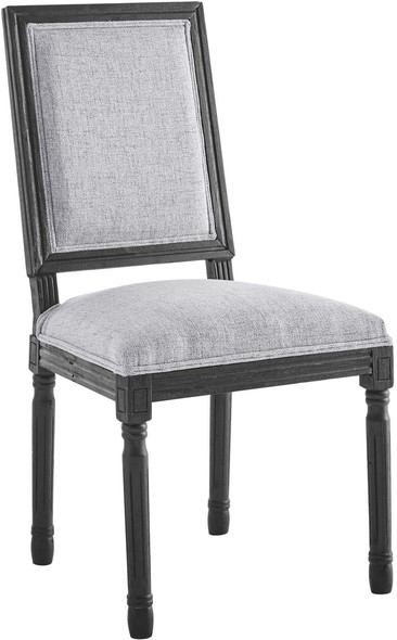 grey and black dining chairs Modway Furniture Dining Chairs Black Light Gray