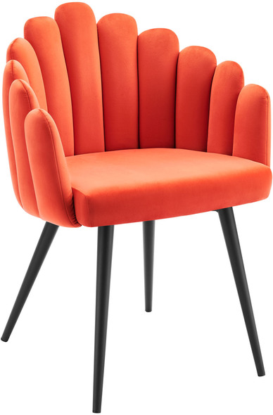 cheap fabric dining chairs Modway Furniture Dining Chairs Black Orange
