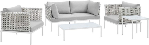 outdoor sofa loveseat Modway Furniture Sofa Sectionals Taupe Gray