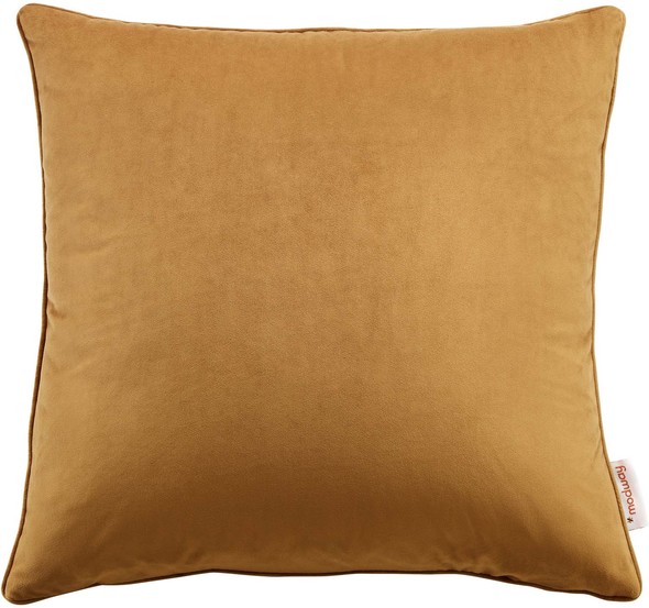 beige sofa pillows Modway Furniture Pillow Cognac