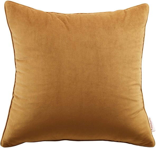 14 x 14 decorative pillows Modway Furniture Pillow Cognac