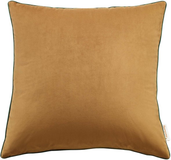 home goods couch pillows Modway Furniture Pillow Cognac Green