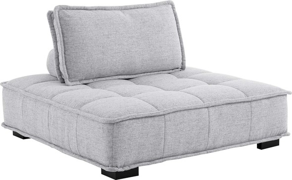 alpha chair Modway Furniture Sofas and Armchairs Light Gray