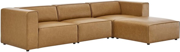 l leather couches for sale Modway Furniture Sofas and Armchairs Tan