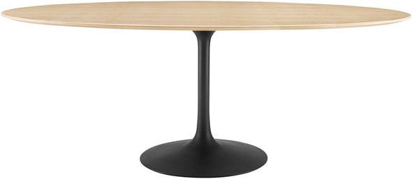 modern extendable dining table and chairs Modway Furniture Bar and Dining Tables Black Natural