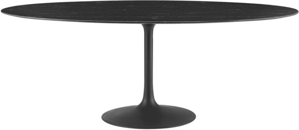 counter height table and chair set Modway Furniture Bar and Dining Tables Black Black