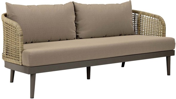 best living room sectionals Modway Furniture Sofa Sectionals Natural Taupe