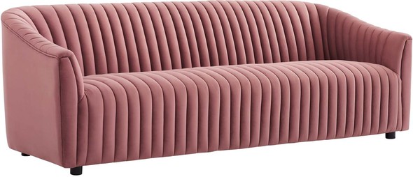 large sleeper sectional Modway Furniture Sofas and Armchairs Dusty Rose