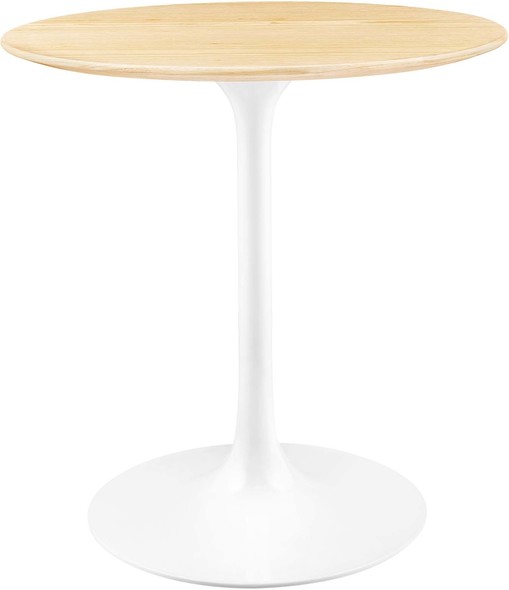 size of dining table for 6 Modway Furniture Bar and Dining Tables White Natural
