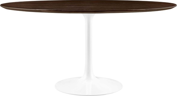 retro dining room Modway Furniture Bar and Dining Tables White Cherry Walnut